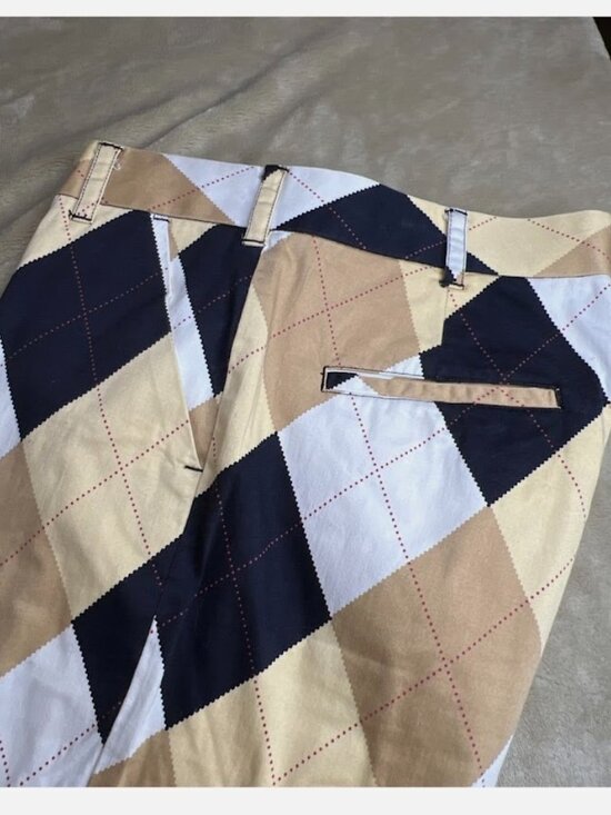 Loudmouth Multicolor Golf Pants Size 30x32 1/2 Sport Custom Taylored - Picture 2 of 7